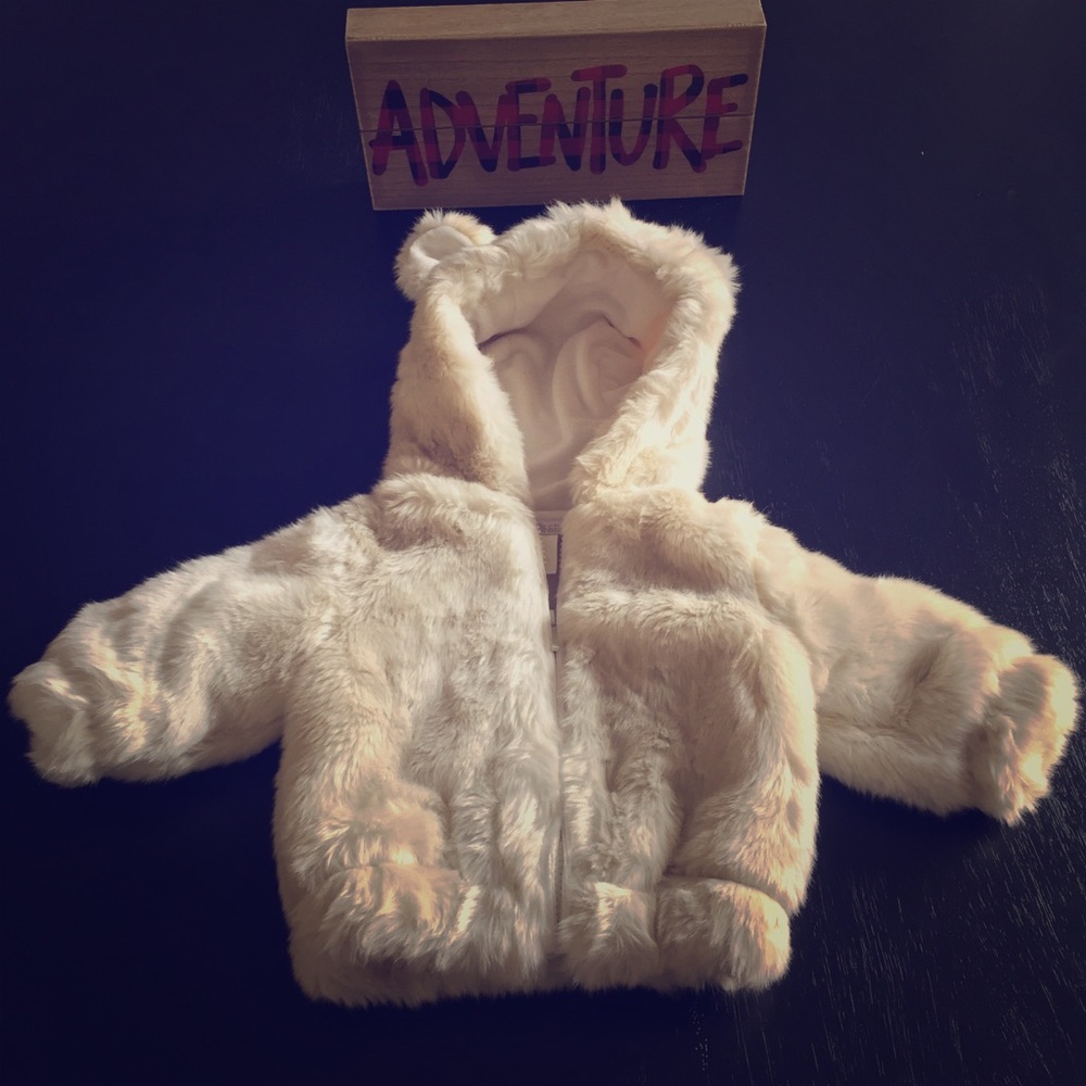 RH Baby & Child Luxe Fur Faux Arctic Fox Jacket